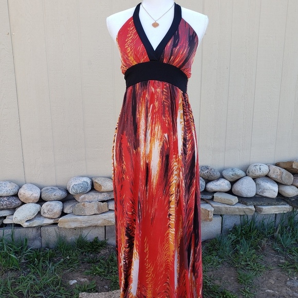 Halter Maxi Dress - Picture 1 of 7